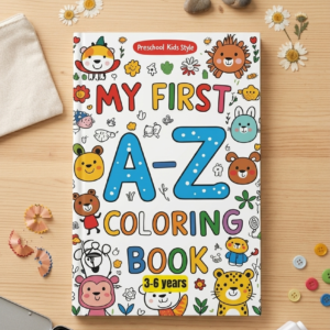 My First ( A-Z) Coloring Book (Age -3 to 6 )
